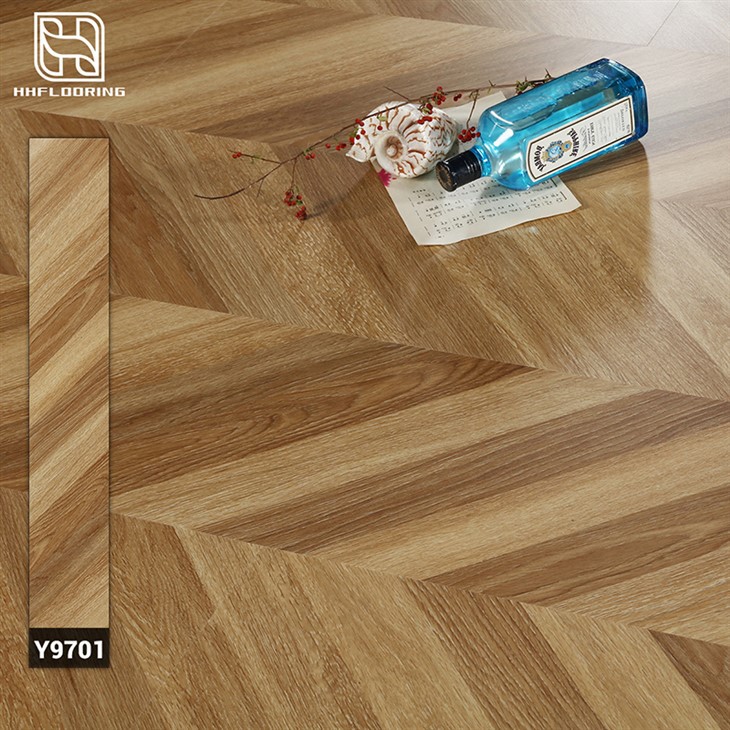 light walnut herringbone flooring