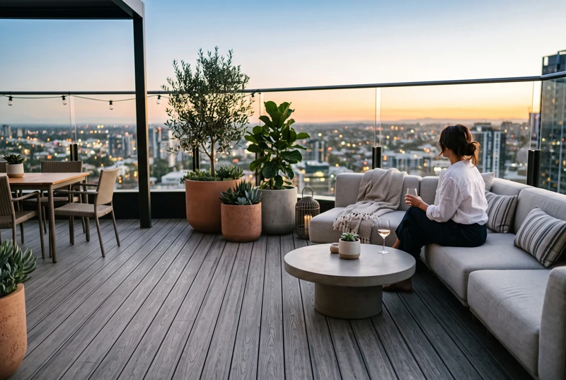 Outdoor flooring solutions with WPC decking Outdoor flooring solutions with WPC decking